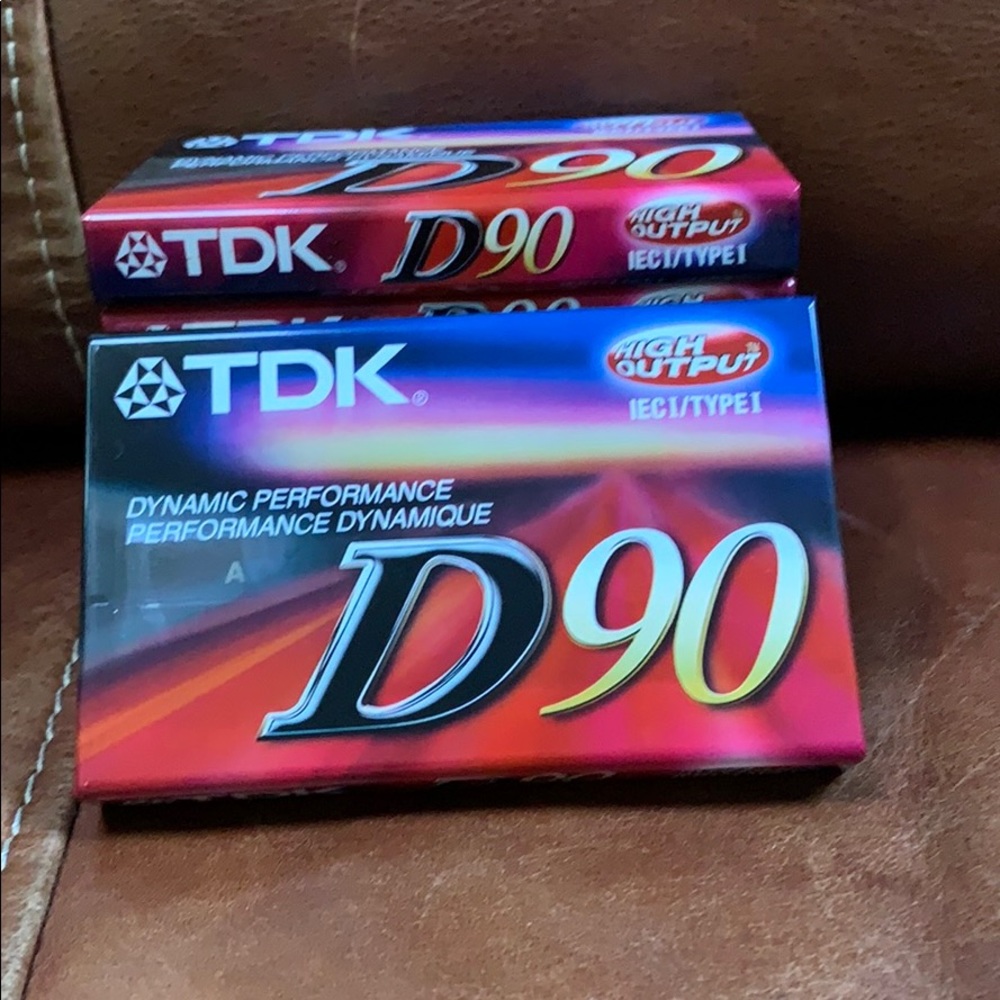 Six TDK New Dynamic Performance CassetteTape